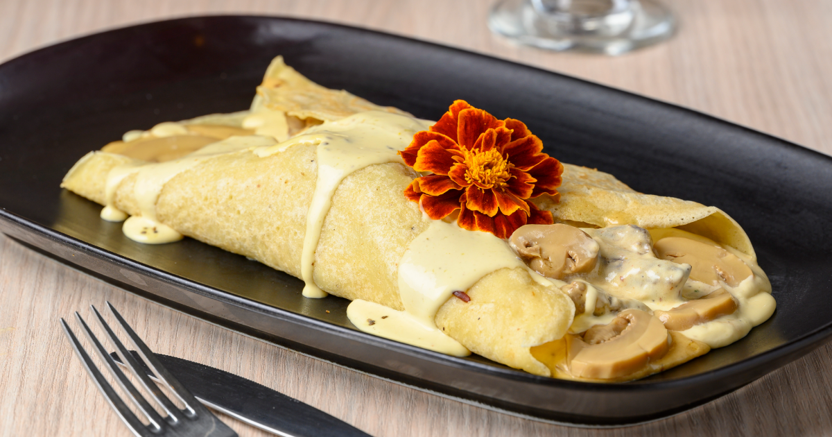 Crepe stroganoff
